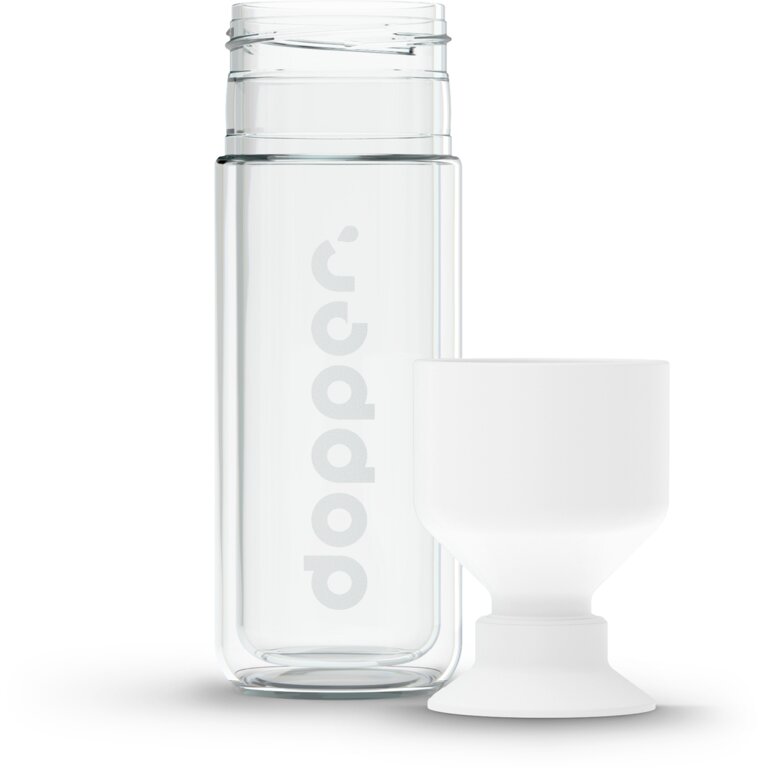 Gourde personnalisable isotherme en verre borosilicate 450 ml | DOPPER® - Ligtu Iso | pandacolach - 2