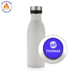 Bouteille en acier inoxydable étanche 500 ml personnalisableà votre prénom - Deluxe Own | pandacolach - thumb - 2