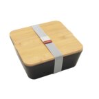 Lunch box personnalisée en PP avec couvercle en bambou 1.75L - Largio | pandacolach - thumb