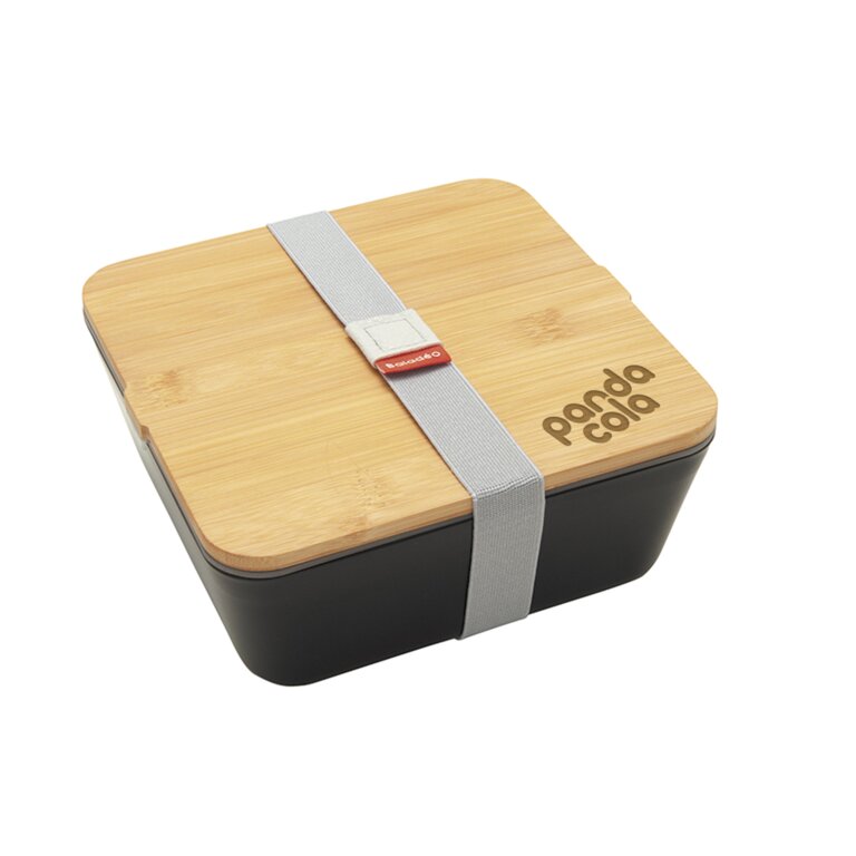 Lunch box personnalisée en PP avec couvercle en bambou 1.75L - Largio | pandacolach