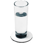 Sous-verre rond personnalisé base en mousse noir - Benton | Q-Mat® | pandacola - thumb - 3