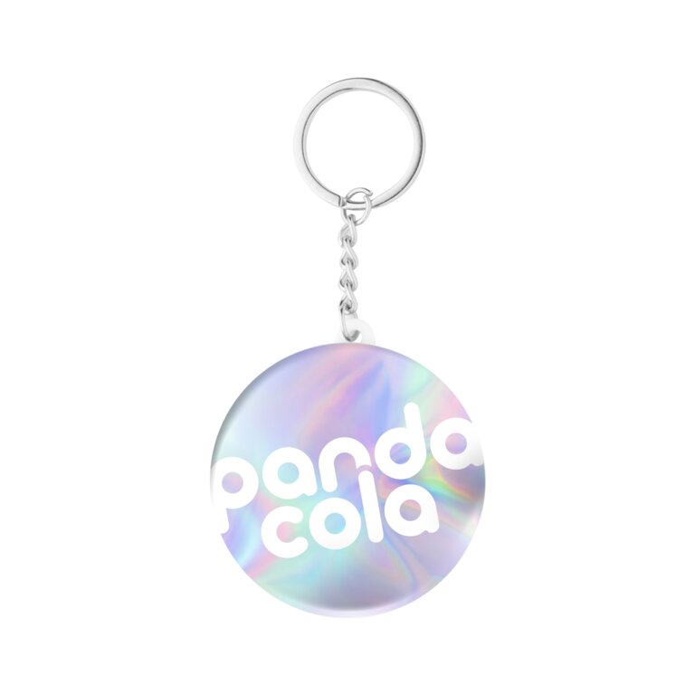 Porte-clés promotionnel rond avec impression quadrichromie - Chapa | pandacolach