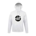 Sweat shirt blanc promotionnel à capuche 280 gr/m² - Snake | pandacola - thumb - 3