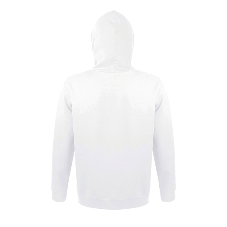Sweat shirt blanc promotionnel à capuche 280 gr/m² - Snake | pandacolach - 1
