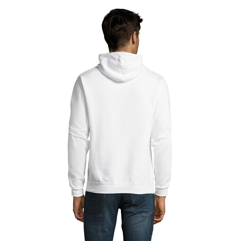 Sweat shirt blanc promotionnel à capuche 280 gr/m² - Snake | pandacolach - 5