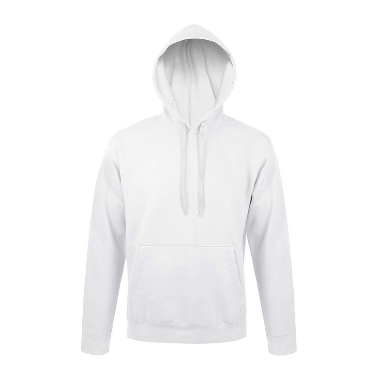 Sweat shirt blanc promotionnel à capuche 280 gr/m² - Snake | pandacolach