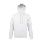 Sweat shirt blanc promotionnel à capuche 280 gr/m² - Snake | pandacolach - thumb