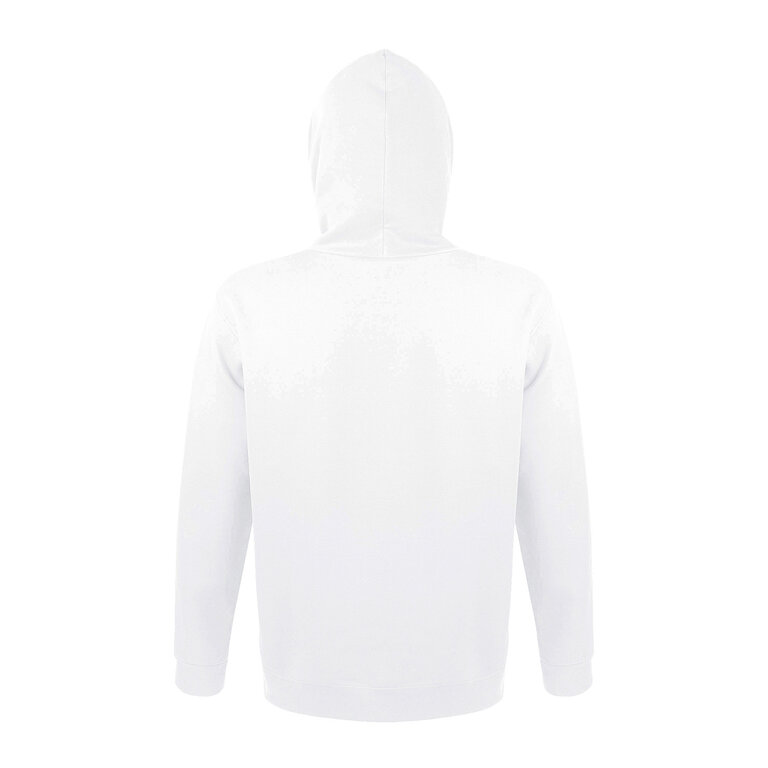 Sweat shirt blanc promotionnel à capuche 280 gr/m² - Snake | pandacolach - 1