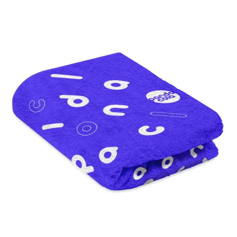 Serviette de plage personnalisée 100x180 cm - Pluna | pandacolach