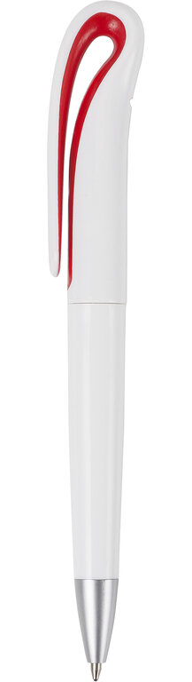 Stylo à bille personnalisé rotatif corps blanc - Nordland | pandacolach