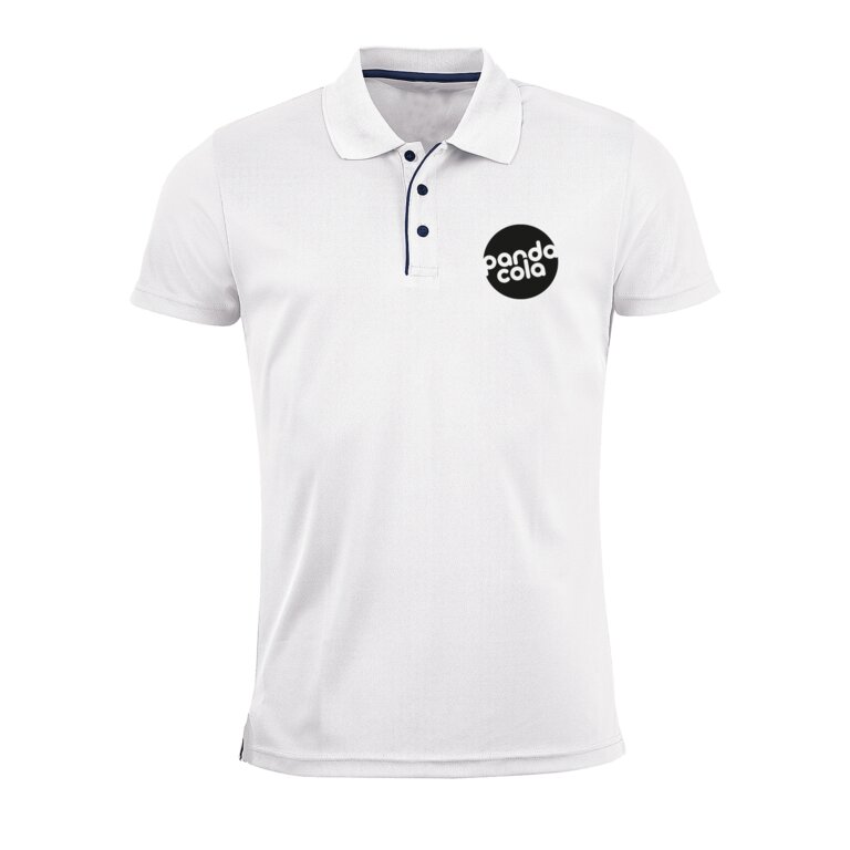 Polo blanc personnalisable sport homme 180 gr/m² - Performer | pandacolach