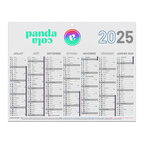 Calendrier de banque publicitaire rigide Made In France 27x20,8 cm - Calmini | pandacolach - thumb - 1