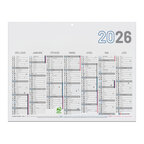 Calendrier de banque publicitaire rigide Made In France 27x20,8 cm - Calmini | pandacola - thumb
