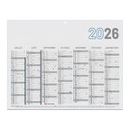 Calendrier de banque publicitaire rigide Made In France 27x20,8 cm - Calmini | pandacola - thumb - 1