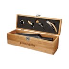 Coffret à vin publicitaire en bambou - Tardor | pandacolach - thumb - 2