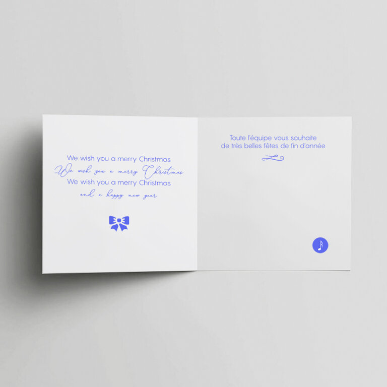 Carte de vœux musicale personnalisable "Vive le vent" - Vento | pandacola - 2