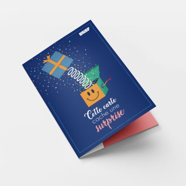 Carte de vœux musicale personnalisable "Vive le vent" - Vento | pandacolach