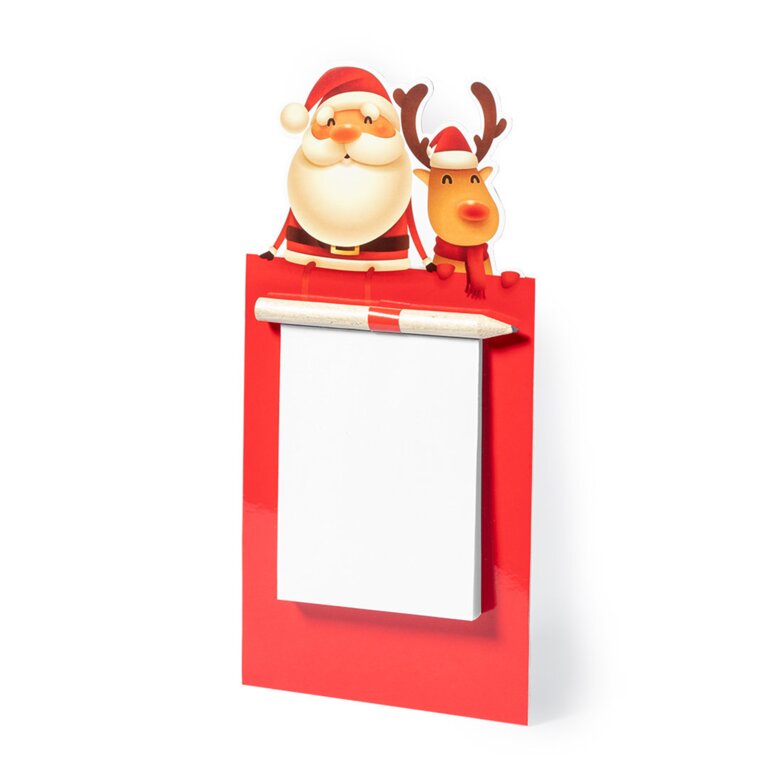 Magnet personnalisable 40 feuilles avec motifs de Noël - Klauss Note | pandacolach