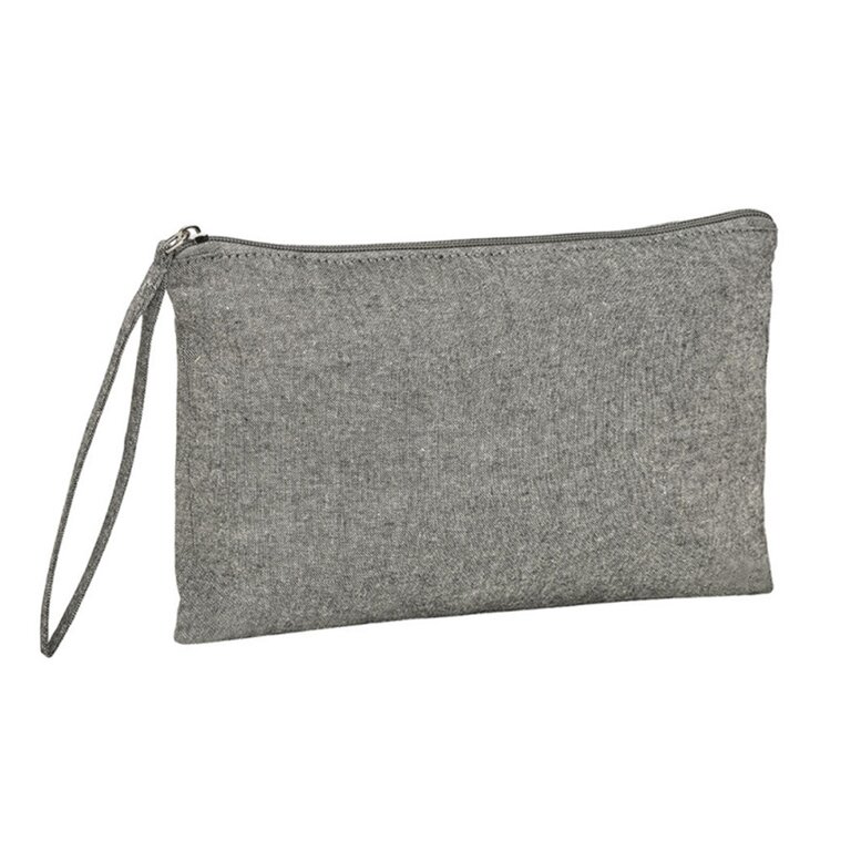 Pochette personnalisable chinée en coton recyclé 150 gr/m² - Michail | pandacola