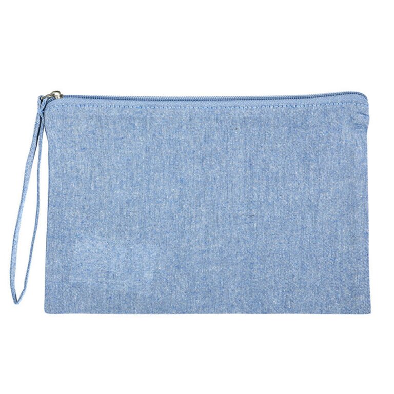 Pochette personnalisable chinée en coton recyclé 150 gr/m² - Michail | pandacola - 1