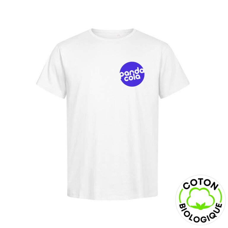 T-shirt homme en coton organique 180 gr/m² personnalisable | PROMODORO® - Julien White | pandacolach