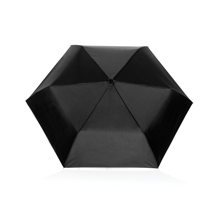 Parapluie pliant personnalisé 20,5" en polyester recyclé | SWISS PEAK AWARE - Tundy Light | pandacolach - 1