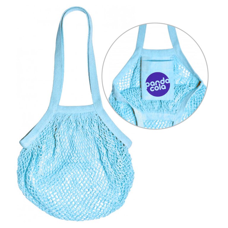 Sac filet pour les courses en coton - Pasti color | pandacolach