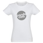 Tee-shirt personnalisable blanc femme coupe cintrée en coton semi-peigné 150 gr/m² - Regent | pandacola - thumb - 2