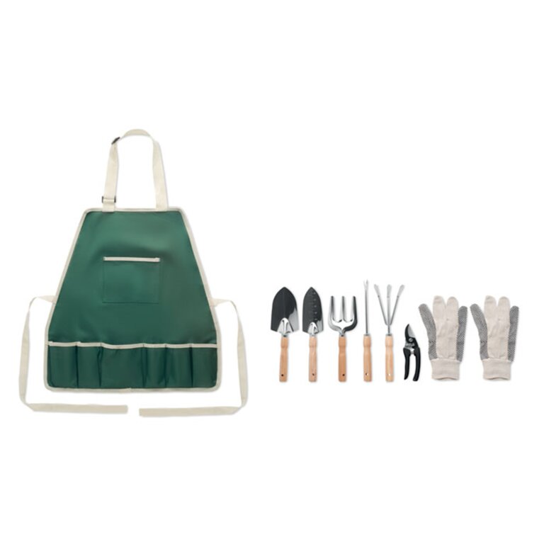 Set de 7 outils de jardinage avec tablier - Greenhands | pandacolach - 2