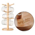 Arbre à mug personnalisable et 6 mugs 200 mL - Borocups | pandacolach - thumb - 1