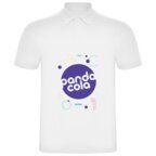 Polo publicitaire blanc homme avec col en côte 180 gr/m² - Okazaki | pandacolach - thumb - 1