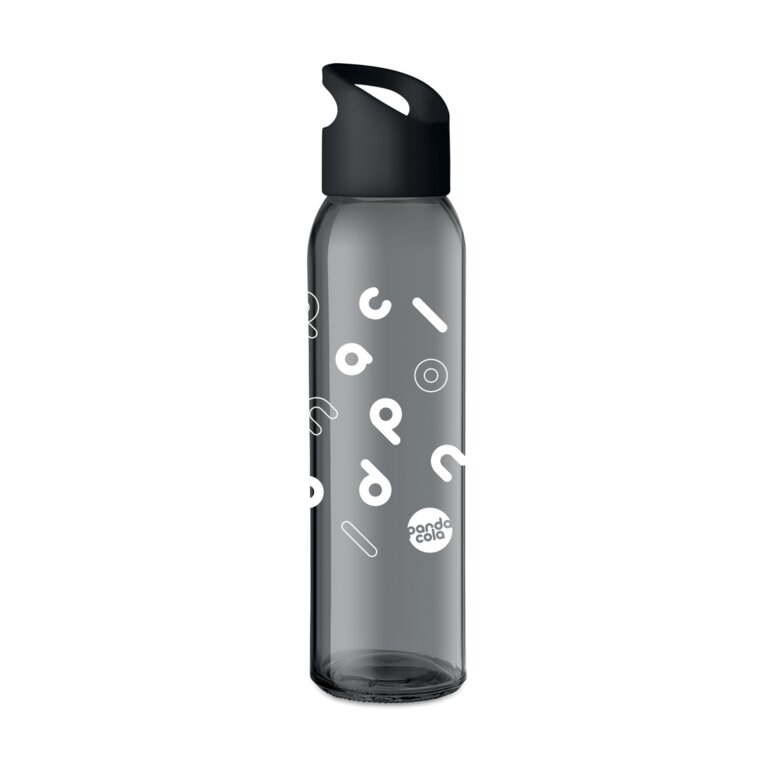 Bouteille personnalisée en verre avec bouchon accrochable 470 ml - Praga | pandacolach