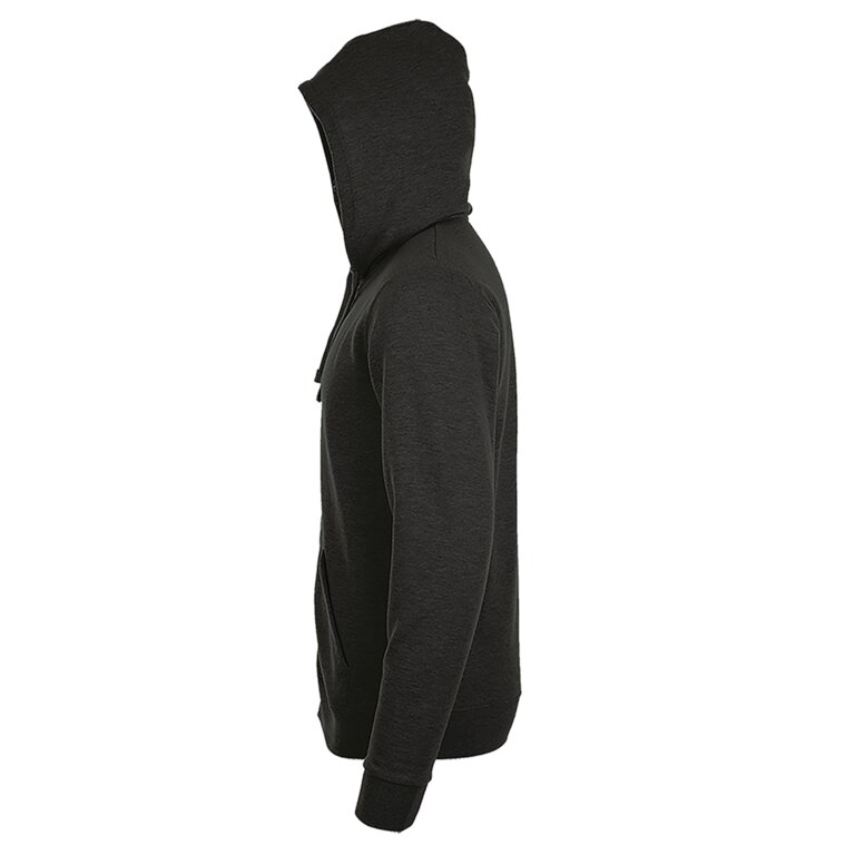 Sweat personnalisé mixte zippé à capuche 300 gr/m² - Stone | pandacolach - 2