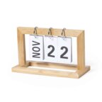 Calendrier perpétuel personnalisable en bambou - Cubo | pandacolach - thumb - 2