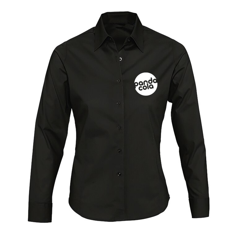 Chemise personnalisée stretch en coton 140 gr/m² - Eden | pandacolach