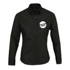 Chemise personnalisée stretch en coton 140 gr/m² - Eden | pandacolach - thumb - 3