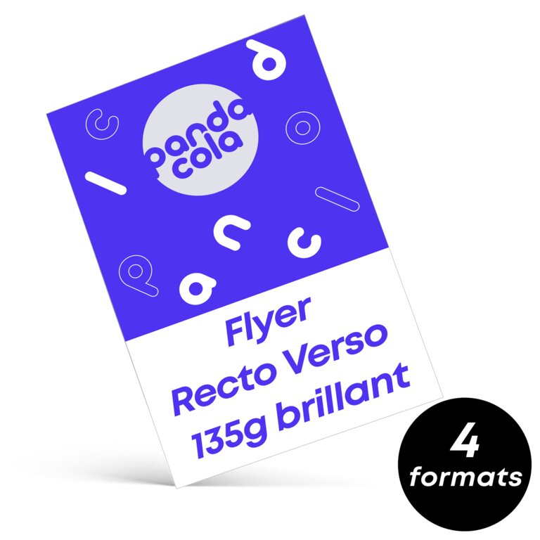 Flyers publicitaires recto/verso 135 gr/m² - Littleton | pandacolach