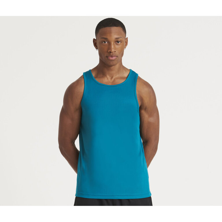 Débardeurs de sport homme personnalisable en polyester 140gr/m² - Run | pandacola