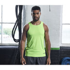 Débardeurs de sport homme personnalisable en polyester 140gr/m² - Run | pandacola - thumb - 1