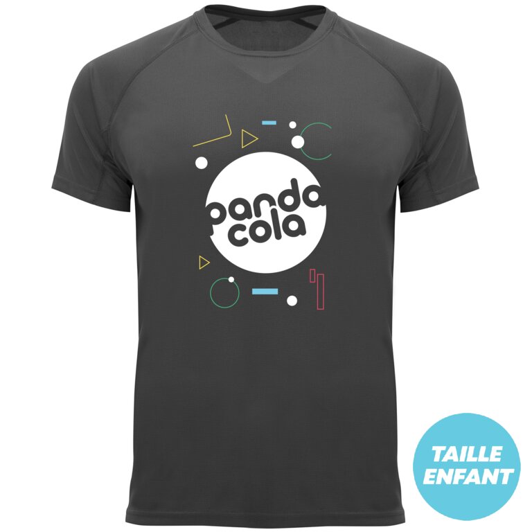 T-shirt de sport publicitaire enfant à manches courtes 135 gr/m² - Nara | pandacolach