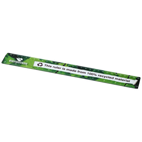 Règle personnalisée 30 cm 100 % en plastique recyclé - Terran | pandacolach