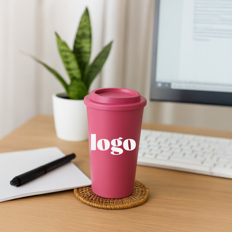 Gobelet isotherme personnalisé en PP 350 ml | Americano® - Palasso Color | pandacola
