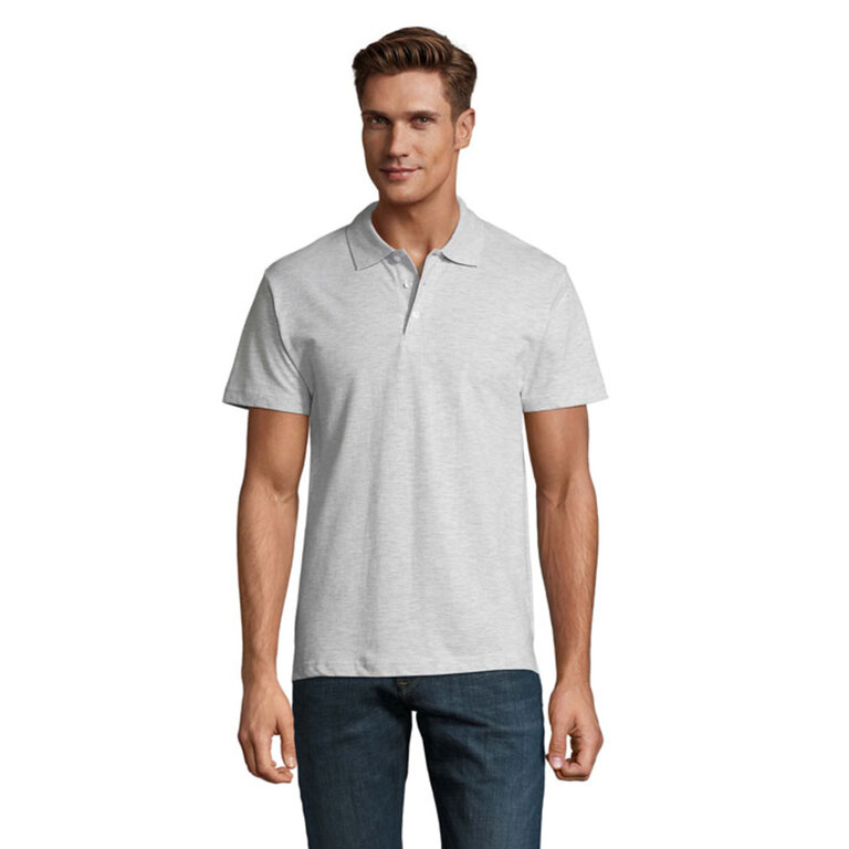 Polo publicitaire couleur homme à manches courtes coton peigné 210 gr/m² - Cuzco | pandacola