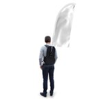 Sac à dos drapeau forme d'aile polyester 115 gr/m² - Argyle | pandacolach - thumb