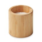 Bougie personnalisable vanille en bambou - Classi | pandacolach - thumb - 2