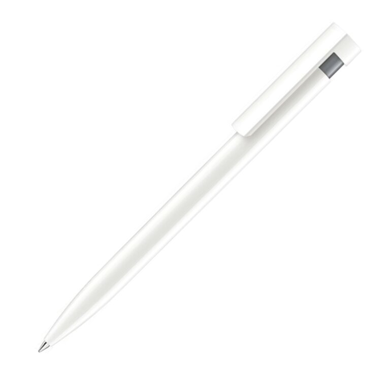 Stylo corps blanc brillant détail coloré - Liberty Polished Basic | Senator® | pandacola