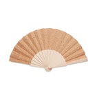 Eventail en bois personnalisable avec toile en liège - Cork | pandacolach - thumb - 1