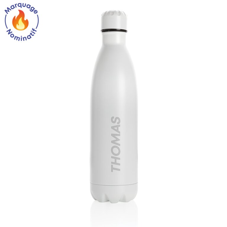 Bouteille avec votre prénom isotherme en acier 750 ml - Chance own | pandacolach