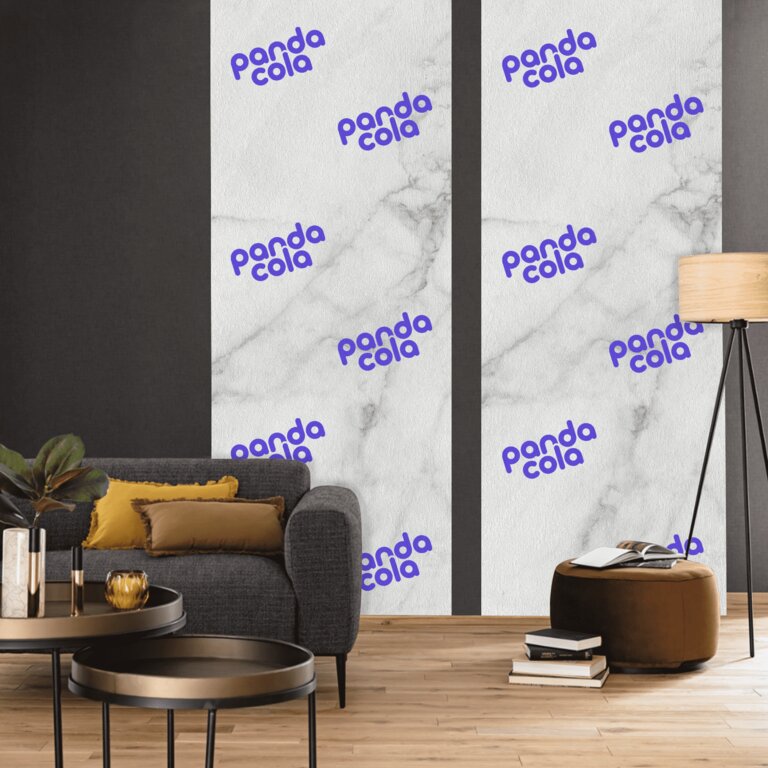 Tapisserie personnalisable effet crépi - Eude | pandacolach - 3