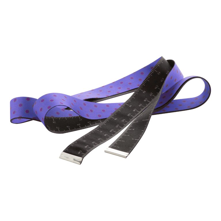 Mètre à mesurer personnalisable 150 cm avec clips métaliques - Caruso | pandacolach